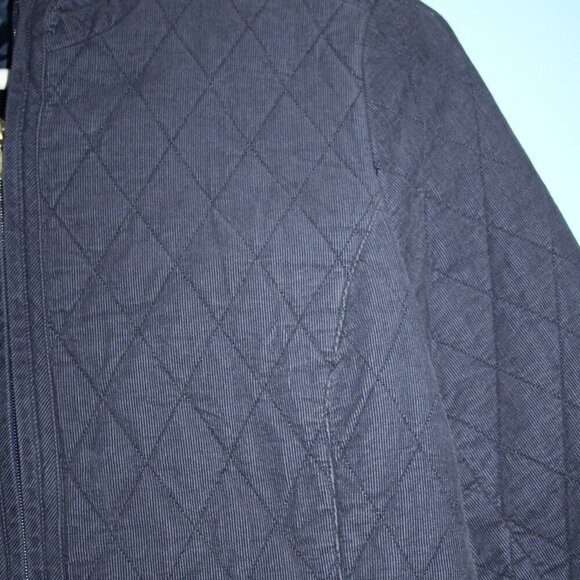 Croft&Barrow Corduroy Medium Women's Zip Up Jacket with Pockets Modest - Picture 9 of 16